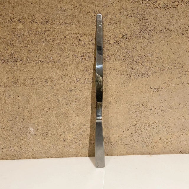 Vintage Mid-Century Modern Stainless Steel Bread Knife Stamped Capri Italy For Sale In San Diego - Image 6 of 6