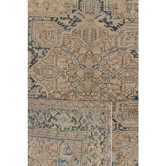 Tan Vintage Rug 10'7 X 13'9 For Sale - Image 8 of 8