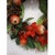 Red Pomegranate Winter Door Wreath Beautiful Realistic Holiday Christmas Arrangement For Sale - Image 8 of 16