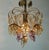 Metal Mid-Century Pendant Light in Crystal Glass and Gilt Brass by Christoph Palme for Palwa, 1970s For Sale - Image 7 of 11