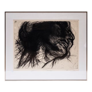 1970s Sylvia Schuster Copper Plate Etching Edition 17/20, Framed For Sale