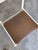 Vintage Dining Chair in White Beech Wood and Brown Leather Look Seat, 1970s For Sale - Image 18 of 18