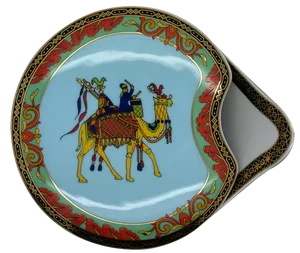 Le Voyage De Marco Polo Sugar Bowl by Versace for Rosenthal, 1993, Set of 2
