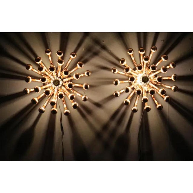 Pink Gold Pistillo Chandelier Table Lamps or Wall Lamps from Valenti Milano, 2010, Set of 2 For Sale - Image 15 of 18
