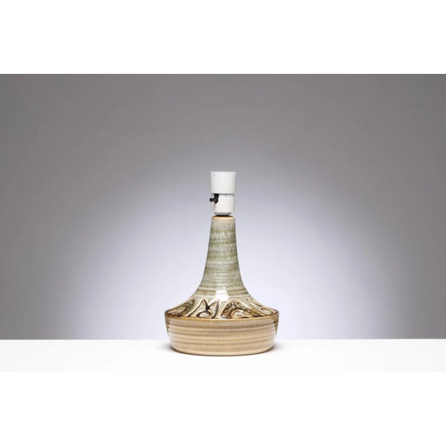 Ceramic Table Lamp by Noomi Backhausen for Søholm, 1960s, in Very Good conditions. Designed 1960 to 1969 This piece has an...