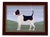 Matt Rix, Naive Style Dog with Red Collar, Print, Framed For Sale