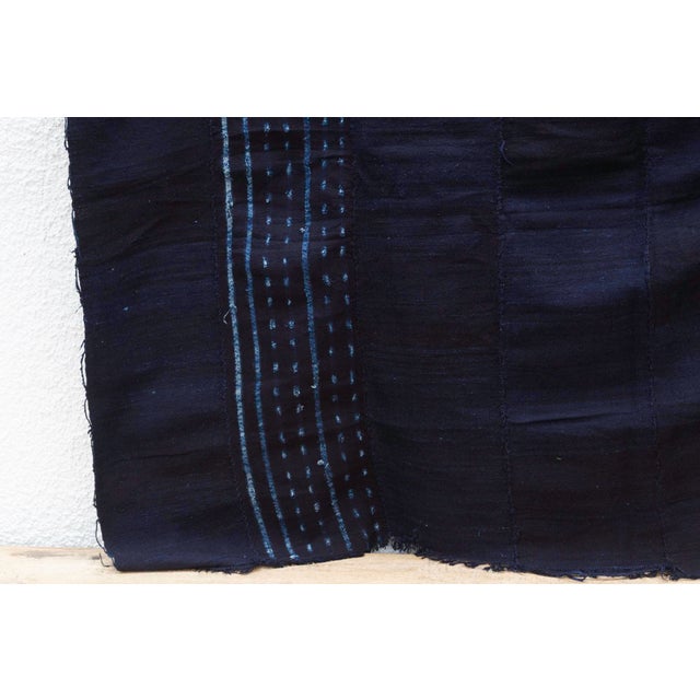 Bluvia Indigo Mud Cloth For Sale - Image 4 of 6