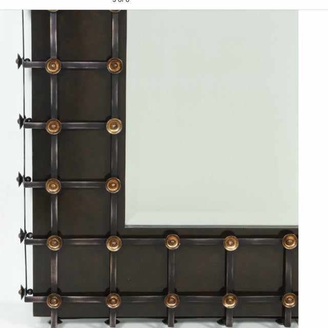 Luxury brand Marge Carson floor mirrors Cross Channel model 84” tall and 41” wide Wood frame with lacquer finish and metal...