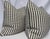 Transitional Dedar "Catinelle" in Color 001 22" PIllows-A Pair For Sale - Image 3 of 3