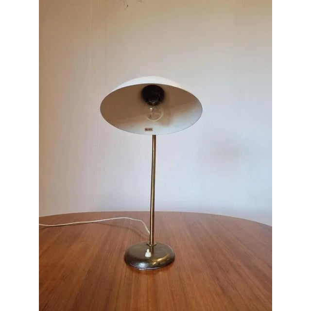 Scandinavian Modern Brass Table or Desk Lamp by Harald Notini for Böhlmarks, 1950s For Sale - Image 5 of 14