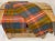 English Soft Merino Lambswool Throw in a Colorful Modern Plaid Pattern - Made in England For Sale - Image 3 of 11
