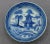 19th century assembled set of 10 porcelain salt dishes, Chinese export. Blue Canton, blue & white. Chips on a few. 2 3/4"...