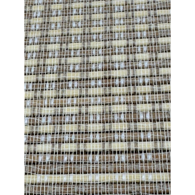 Wood Table Mats Bamboo Set of 8 Natural Beige White For Sale - Image 7 of 9