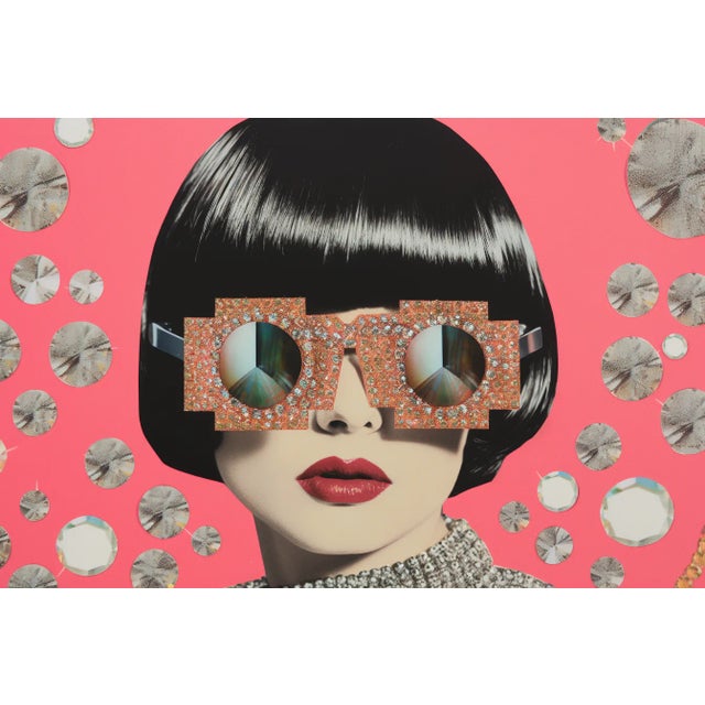 Set of 4 - 36" X 24" - Unframed Limited Edition Photograph Prints - 'Girls & Diamonds'' - Fashion Series'#2 For Sale - Image 4 of 7