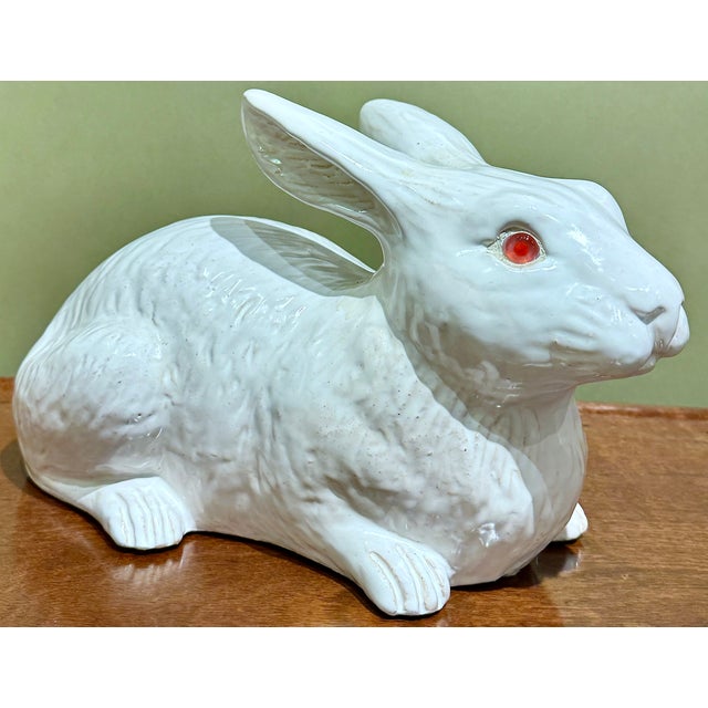 Bavent Terracotta Large Rabbit Figurine, France Circa 1890 For Sale - Image 11 of 11