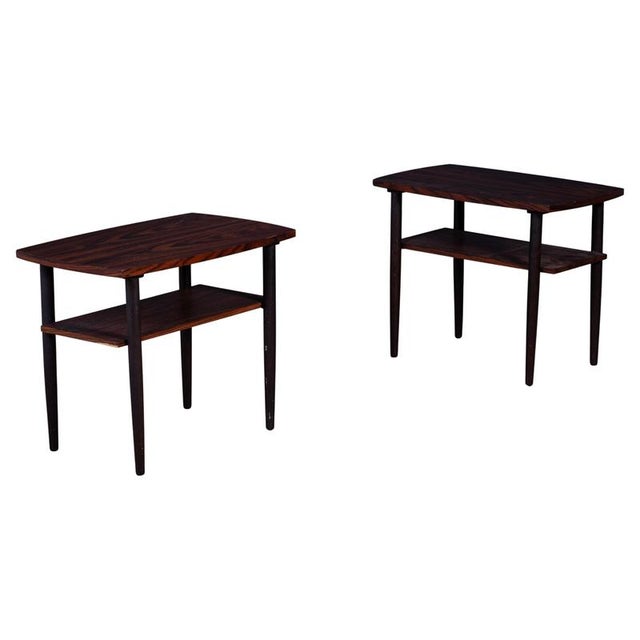 Danish Rosewood Side Tables, 1960s, Set of 2 For Sale - Image 11 of 11