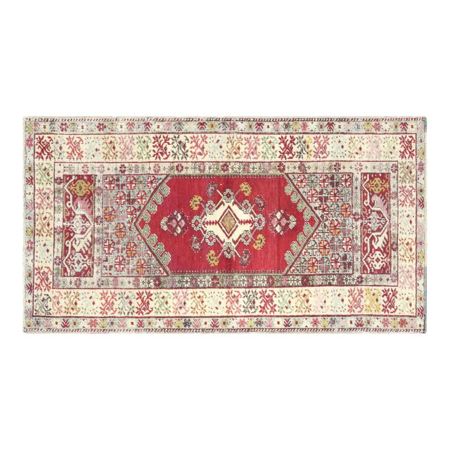 1960s Turkish Oushak Rug For Sale