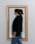 19th Century France Tan Wood Mirror For Sale - Image 9 of 9