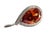 Silver Pendant Medal with Orange-Toned Stone and Ring for Suspension For Sale - Image 6 of 6