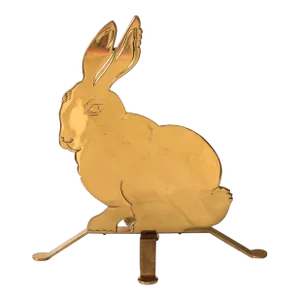 Vintage Brass Bunny Rabbit Candle Holder