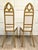 Set of 6 Hollywood Regency Gothic Revival Gilt Dining Chairs With Bouclé Upholstery For Sale - Image 16 of 18