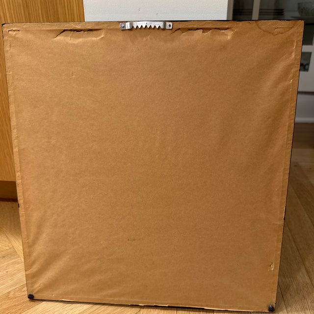 Early 20th Century Framed Silk - Bird Perched on Flowering Branch For Sale - Image 9 of 9