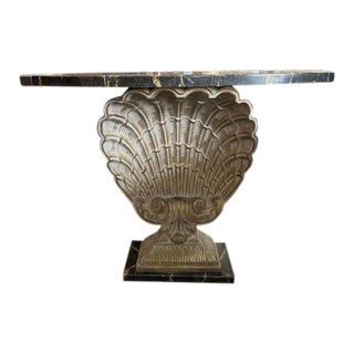 20th Century Grotto Style Seashell Console Table For Sale
