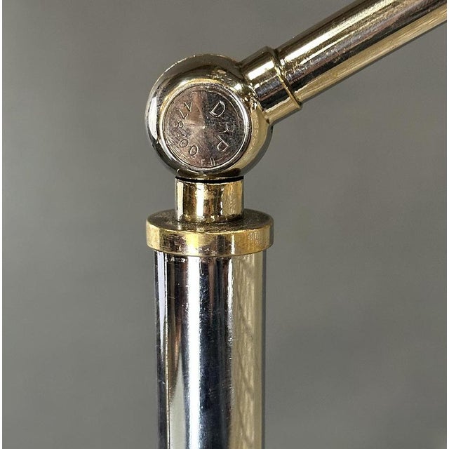 Bauhaus Chrome and Walnut Floor Lamp, 1930s For Sale - Image 9 of 10