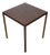 Vintage Rosewood and Bronze Side Table, 1960 For Sale