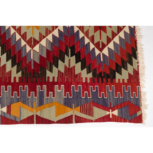 Vintage Anatolian Kilim Rug For Sale - Image 10 of 10