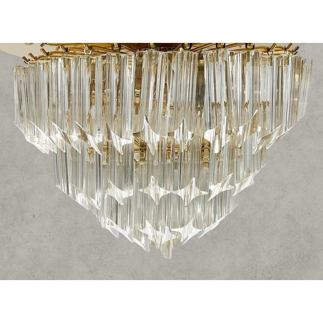 Beautiful vintage Novaresi Venini crystal lamps. Two pieces available. Diameter 30 cm and height 40 cm. This piece is...