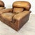 Italian Leather Club Chairs - A Pair For Sale In New York - Image 6 of 13