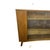 Brown Mid-Century Drinks Cabinet in Teak with Glass Sliding Doors and Adjustable Shelf For Sale - Image 8 of 11