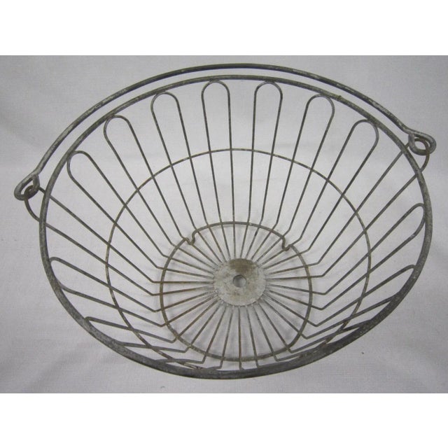 Vintage Wire Egg Basket Chairish