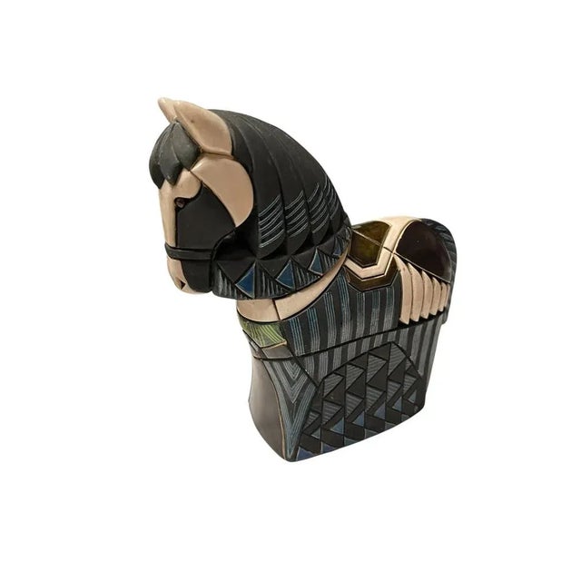 Ceramic Horse attributed to Vallauris, 1970s For Sale - Image 9 of 11