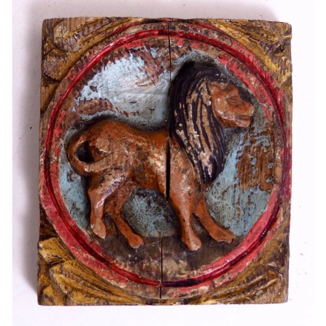 18th Century Swedish Painted Reliefs, Set of 2 For Sale - Image 4 of 7