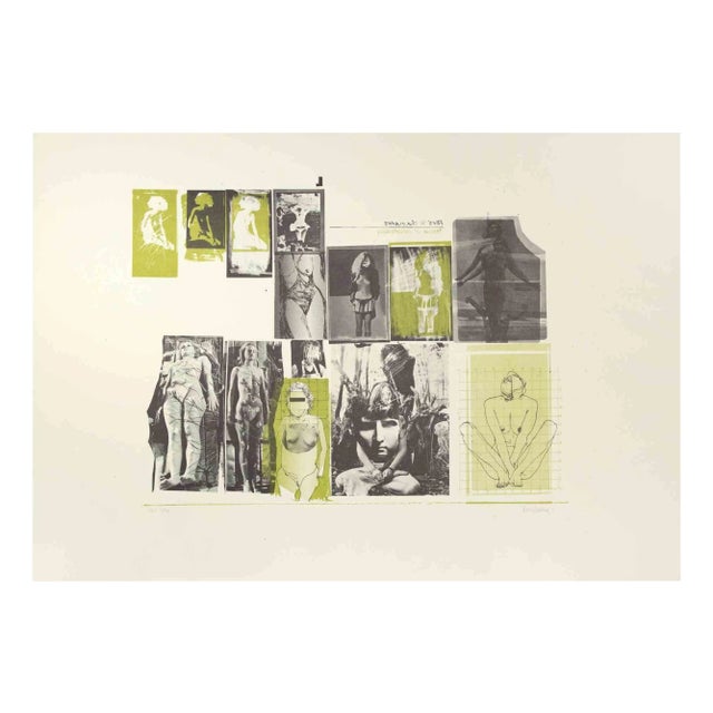 Sergio Barletta, Eros and Thanatos, Etching, 1970s For Sale