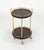 Mid-Century Modern Serving Bar Cart in Goatskin and Brass by Aldo Tura, 1960s For Sale - Image 9 of 17