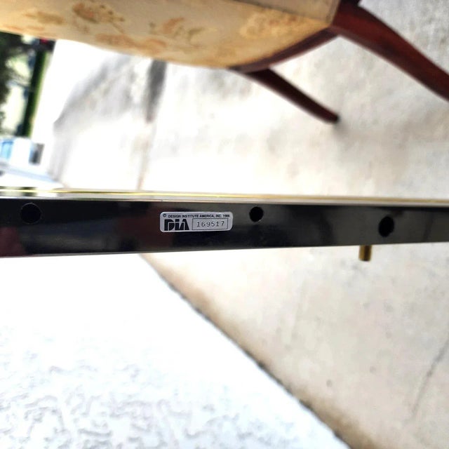 MCM Bar Cart Rolling by Design Institute of America Dia For Sale - Image 11 of 17