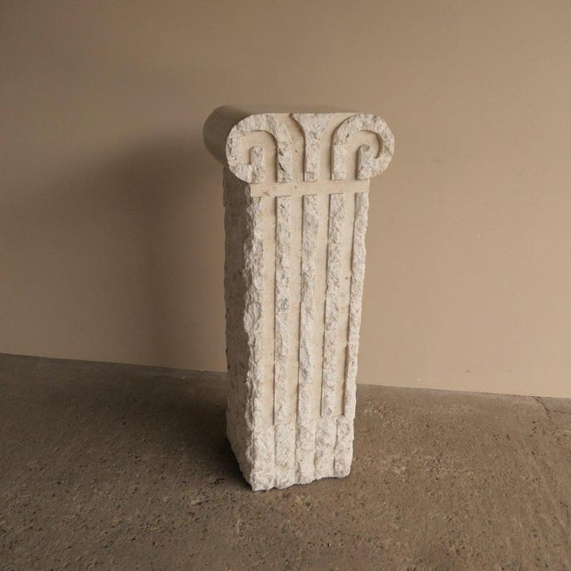 Vintage Mactan Stone Plinth For Sale - Image 9 of 9