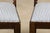 1920s French Art Deco Walnut Dining Chairs W/ Striped Linen - Set of 6 For Sale - Image 4 of 18