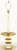 Gilt and ivory lacquered segmented pedestal base floor lamp. Gilded wood and ivory lacquered resin segments form the...