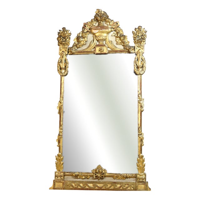 Antique Giltwood Mirror, 1800s For Sale