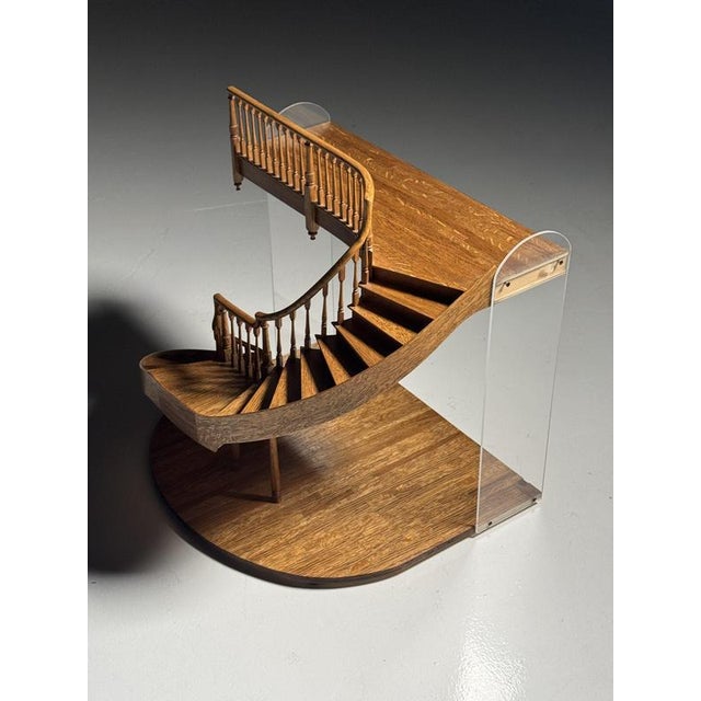 Architectural Staircase Model in Wood For Sale - Image 14 of 18