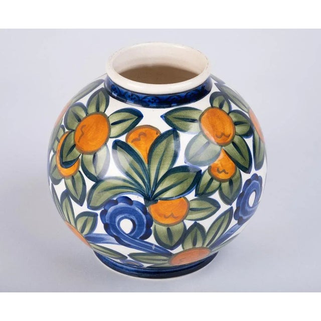 Blue Aluminia Faience So-Called Bolvase by Harald Slott-Møller, Denmark, 1905 For Sale - Image 8 of 8