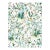 The House of Scalamandré Enchanted Meadow Fabric, Aqua For Sale