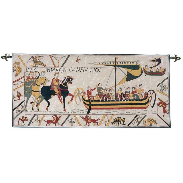 The Bayeux Tapestry is a unique historical record, relating the events leading up to the Norman invasion of England, and...