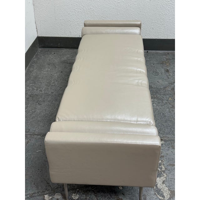 Taupe Marcali Designs Inc. Miranda Bench Seat For Sale - Image 8 of 12