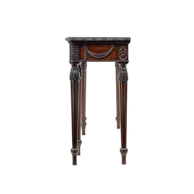 19th Century Carved Console Table in the style of Adam, 1890s For Sale - Image 3 of 11