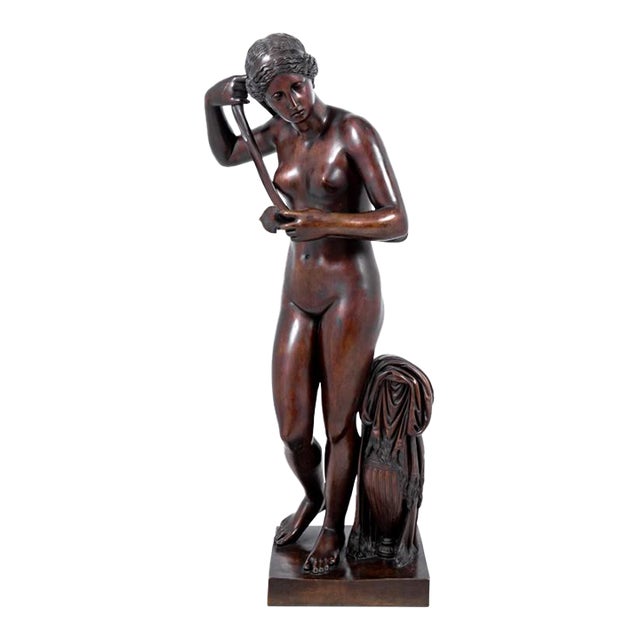 Italian "Venus With Sword of Mars" Bronze Sculpture For Sale